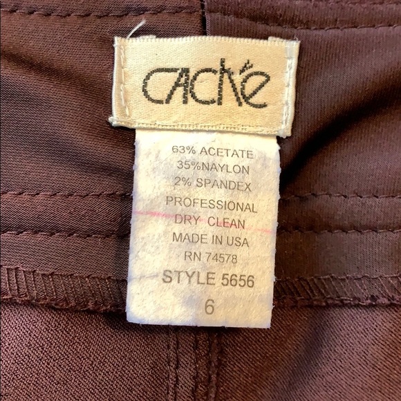 Cachè- Plum skirt- size 6 💝 - Picture 4 of 4